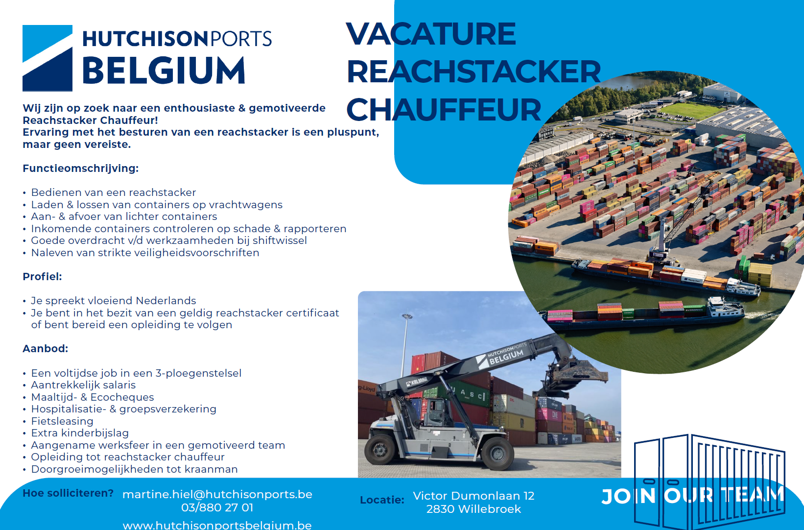 Vacature Reachstacker Chauffeur 